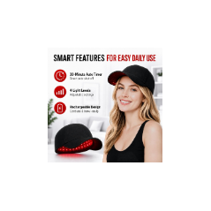 Laser Hair Growth Cap - 650nm Red Light Therapy for Hair Regrowth