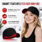 Casque Laser 650nm LLLT Anti-Chute Rechargeable Noir