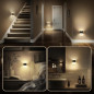DORESshop 2-Pack LED Night Lights, 3 Brightness Levels, Dusk to Dawn Sensor, 3000K Warm White Plug-In Nightlight DORESshop 2-Pack LED Night Lights, 3 Brightness Levels, Dusk to Dawn Sensor, 3000K Warm White Plug-In Nightlight