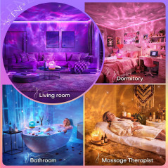 Mubarek 3-in-1 Ambient Lamp: 216 Modes, Remote & Mood Lighting Gift