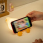 HAPPYBAG LED Flat Duck Night Light, 3-Level Dimmable Silicone Squishy Rechargeable Touch Lamp for Kids