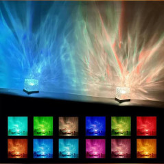 Ocean Wave Projector Light - 16-Color LED with Remote & 3D Ripple