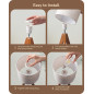 EDISHINE Tripod Table Lamp, 14.2 Small Bedside Lamp with Beige Linen Shade & Light Brown Wood Base, E26 Socket EDISHINE Tripod Table Lamp, 14.2 Small Bedside Lamp with Beige Linen Shade & Light Brown Wood Base, E26 Socket