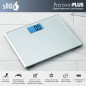 Eat Smart Precision Plus Digital Bathroom Scale, 440-lb Capacity, Wide Platform, Step-On Technology, Grey Eat Smart Precision Plus Digital Bathroom Scale, 440-lb Capacity, Wide Platform, Step-On Technology, Grey