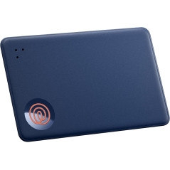 Life360 Tile Slim Wallet Finder & Bluetooth Tracker for Luggage, Passports – iOS & Android, 1-Pack Navy Blaze