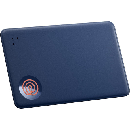 Life360 Tile Slim Wallet Finder & Bluetooth Tracker for Luggage, Passports – iOS & Android, 1-Pack Navy Blaze