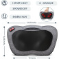 VIKTOR JURGEN Shiatsu Back Massager with Heat – Deep Tissue Electric Kneading 3D Massage Pillow for Pain Relief VIKTOR JURGEN Shiatsu Back Massager with Heat – Deep Tissue Electric Kneading 3D Massage Pillow for Pain Relief