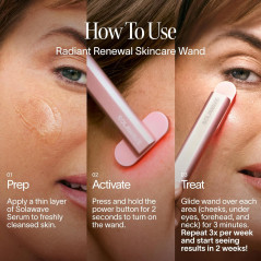 Solawave 4-in-1 Red Light Therapy Wand for Face & Neck – Anti-Aging Beauty Device