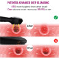 Rechargeable Waterproof Silicone Sonic Face Scrubber & Cleanser with Wireless Charging Dock, Black Rechargeable Waterproof Silicone Sonic Face Scrubber & Cleanser with Wireless Charging Dock, Black