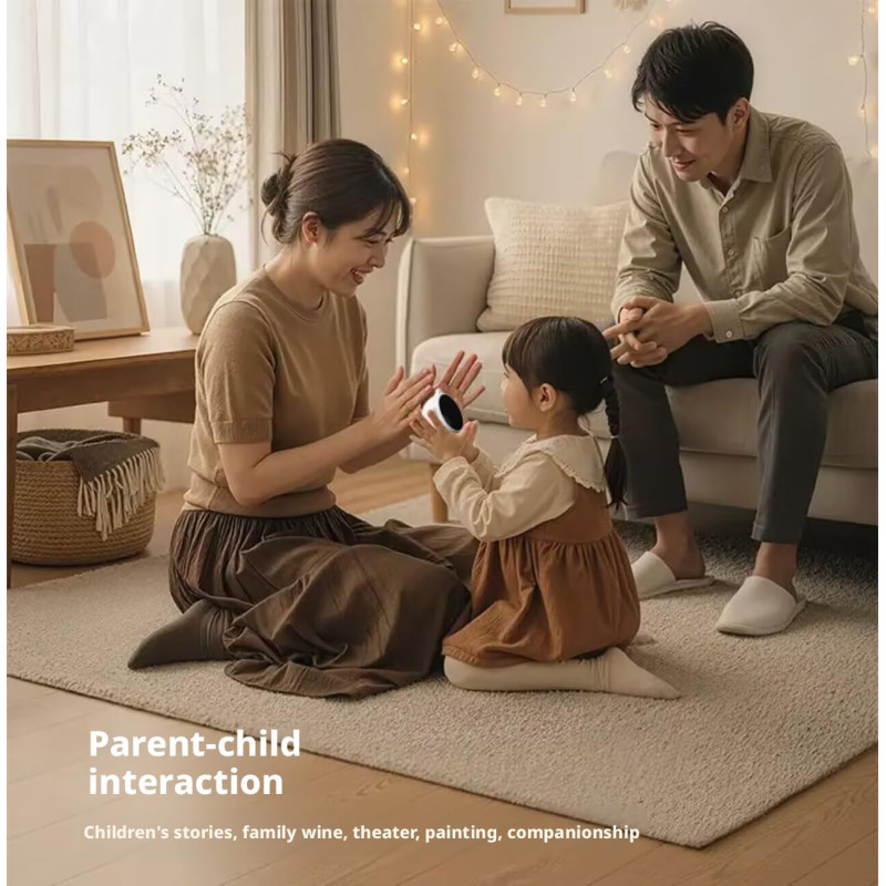 AI Chat Companion Robot with Voice & Emotional Expressions – Portable Mini Assistant