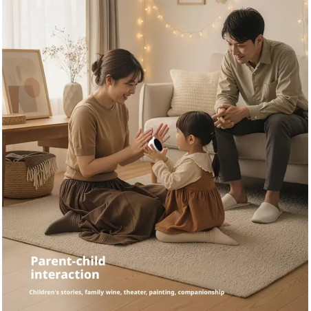 AI Chat Companion Robot with Voice & Emotional Expressions – Portable Mini Assistant