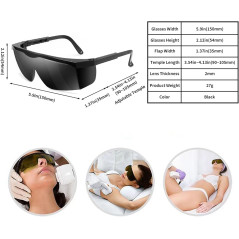 Alsenor IPL 190-2000nm Laser Safety Glasses for Eye Protection & Hair Removal