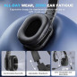 Bluetooth Single Ear Headset for Truck Drivers with AI Noise Canceling Mic, USB Dongle, 45H Talk Time