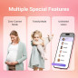 Ovutek Smart Digital Body Weight & Fat Scale with BMI, Smartphone App, 400lb Capacity - Pink Ovutek Smart Digital Body Weight & Fat Scale with BMI, Smartphone App, 400lb Capacity - Pink