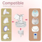 PumpMom-us Wide Mouth Duckbill Valves & Connector for Spectra S1 S2 9+, Medela & Lansinoh Compatible PumpMom-us Wide Mouth Duckbill Valves & Connector for Spectra S1 S2 9+, Medela & Lansinoh Compatible