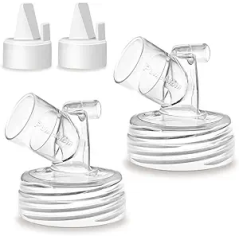 PumpMom Wide Mouth Duckbill Valves for Spectra & Medela Shields