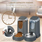 Automatic Cat & Dog Feeder with 2 Stainless Steel 1-Gallon Bowls - Gravity Food & Water Dispenser for Small to Medium Pe Automatic Cat & Dog Feeder with 2 Stainless Steel 1-Gallon Bowls - Gravity Food & Water Dispenser for Small to Medium Pe