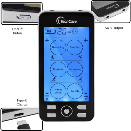 TENS Unit Muscle Stimulator with 24 Modes & 20 Intensities for Pain Relief