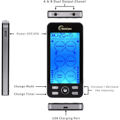TENS Unit Muscle Stimulator with 24 Modes & 20 Intensities for Pain Relief