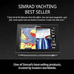 Simrad GO Chartplotter & Fish Finder with Transducer, Radar Options, Preloaded C-MAP Discover Chart Card