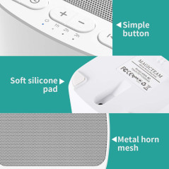 Magicteam Sleep Sound Machine – 40 Soothing Sounds, 32 Volume Levels