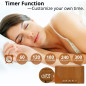 White Noise Machine Plug-in with 20 Non-Looping Natural Sounds, Memory Function, Sleep Timer, Wood Grain 2025