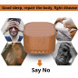White Noise Machine Plug-in with 20 Non-Looping Natural Sounds, Memory Function, Sleep Timer, Wood Grain 2025