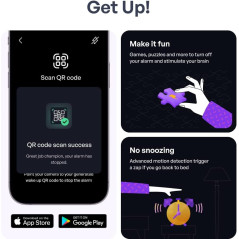 Pavlok Shock Clock 3: Smart Alarm & Habit Breaker for Heavy Sleepers