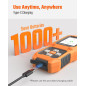 TOPTES CT-580 Portable Rechargeable Carbon Monoxide Detector with Vibration, Visual & Audible Alarms, TFT Display