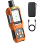 TOPTES CT-580 Portable Rechargeable Carbon Monoxide Detector with Vibration, Visual & Audible Alarms, TFT Display
