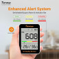 Temtop Portable CO2 Monitor - Indoor Air Quality, Temperature & Humidity Meter for Home, Office & School