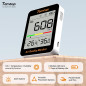 Temtop Portable CO2 Monitor - Indoor Air Quality, Temperature & Humidity Meter for Home, Office & School