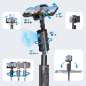 Auto Face Tracking Tripod 67 with 360° Rotation, Bluetooth Remote, Phone Holder for Vlog & Live Streaming