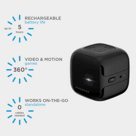 CINEMOOD 360 Smart Projector: Portable Home Theater & Kids Entertainment