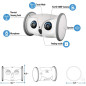 SKYMEE Owl Robot: Caméra Interactive pour Animaux avec Distributeur de Friandises - Surveillez et Amusez Votre Compagnon! SKYMEE Owl Robot: Caméra Interactive pour Animaux avec Distributeur de Friandises - Surveillez et Amusez Votre Compagnon!