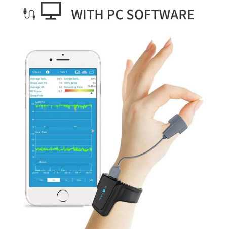 WellOxy Sleep Oxygen Monitor, monitor sleep apnea