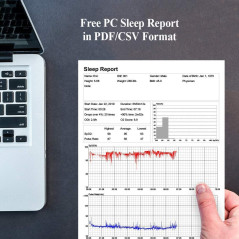 WellOxy Sleep Oxygen Monitor, contrôlez l'apnée du sommeil