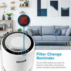 LEVOIT Air Purifier: Breathe Easy with HEPA Filter, Perfect for Allergies & Pets!