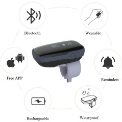 ViATOM Oxylink: Continuous Oxygen & Heart Rate Monitor - Peace of Mind, Anytime!