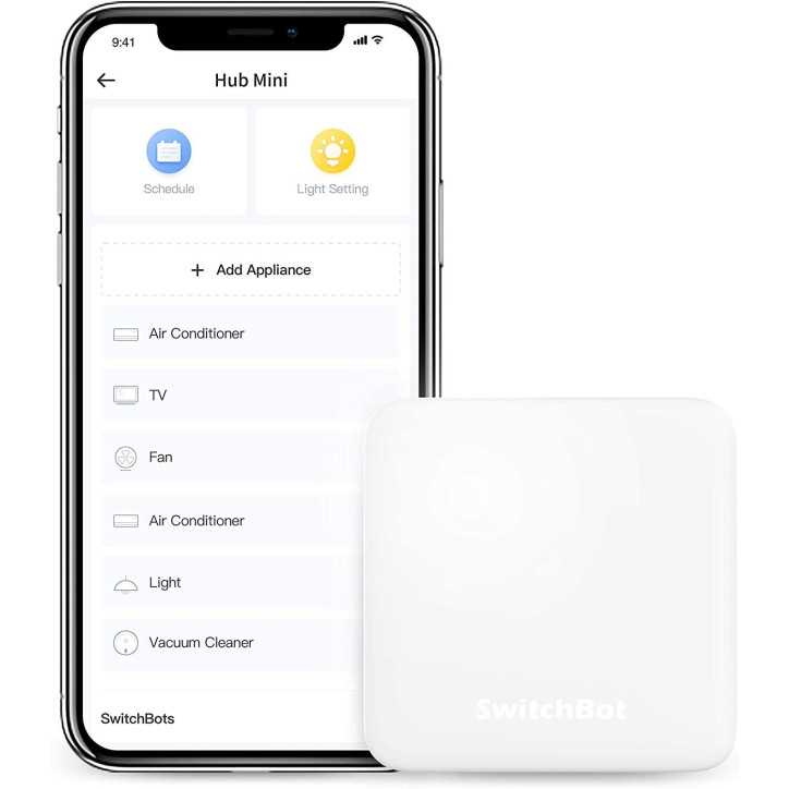 SwitchBot Hub Mini: Contrôlez Votre Maison Intelligente Facilement! Compatible Alexa, Google Assistant