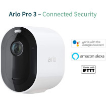 Arlo Pro 3: Wireless Security Camera - Crystal Clear 2K HDR, Color Night Vision, & Smart Alerts