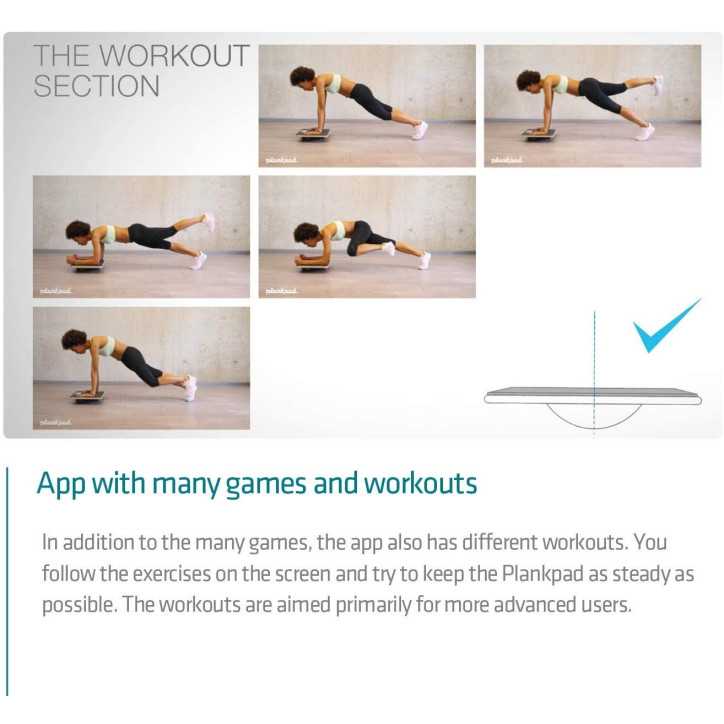 Plankpad: Entraîneur Interactif pour un Corps Tonique et Ludique! Core, Abdos & Plus! Plankpad: Entraîneur Interactif pour un Corps Tonique et Ludique! Core, Abdos & Plus!