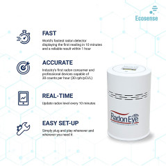 Radon Eye RD200, le détecteur de radon rapide