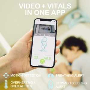 Sense-U Baby Monitor: HD Video, Breathing & Rollover Alerts - Sleep Soundly!